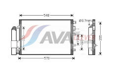 Kondenzátor, klimatizace AVA Clever Choice RTA5340D