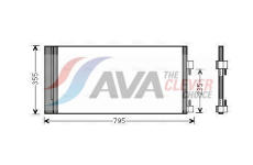Kondenzátor, klimatizace AVA Clever Choice RTA5430D