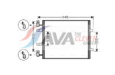 Kondenzátor, klimatizace AVA Clever Choice RTA5459