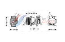 Kompresor, klimatizace AVA Clever Choice RTK401