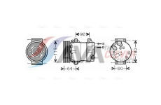 Kompresor, klimatizace AVA Clever Choice RTAK429