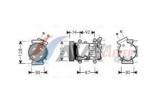 Kompresor, klimatizace AVA Clever Choice RTAK452