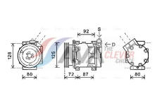 Kompresor, klimatizace AVA Clever Choice RTK479