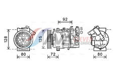 Kompresor, klimatizace AVA Clever Choice RTAK489