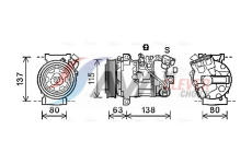 Kompresor, klimatizace AVA Clever Choice RTAK491