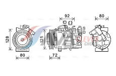Kompresor, klimatizace AVA Clever Choice RTK628