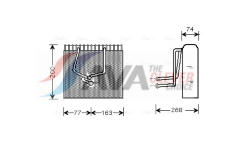 Výparník, klimatizace AVA Clever Choice RTV173