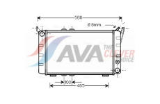Chladič, chlazení motoru AVA Clever Choice SA2001