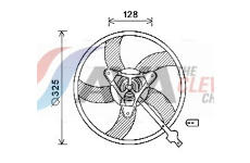 Větrák, chlazení motoru AVA Clever Choice SA7024
