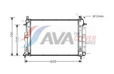 Chladič, chlazení motoru AVA Clever Choice SB2026
