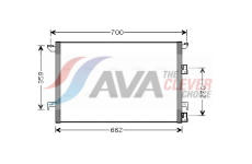 Kondenzátor, klimatizace AVA Clever Choice SBA5060