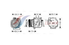 Kompresor, klimatizace AVA Clever Choice SBAK053