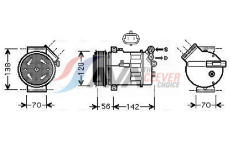 Kompresor, klimatizace AVA Clever Choice SBAK067