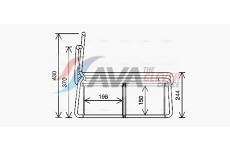 Výměník tepla, vnitřní vytápění AVA QUALITY COOLING SC6048