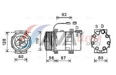 Kompresor, klimatizace AVA QUALITY COOLING SCAK033