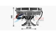 Spojka ventilátora chladenia AVA QUALITY COOLING SCC059