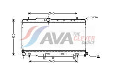 Chladič, chlazení motoru AVA Clever Choice SU2057