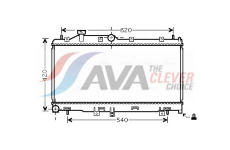 Chladič, chlazení motoru AVA Clever Choice SU2065