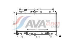 Chladič, chlazení motoru AVA Clever Choice SU2066