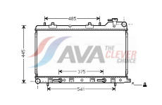 Chladič, chlazení motoru AVA Clever Choice SU2075