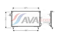 Kondenzátor, klimatizace AVA Clever Choice SU5031