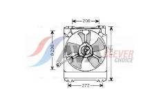 Větrák, chlazení motoru AVA Clever Choice SU7501