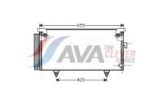Kondenzátor, klimatizace AVA Clever Choice SUA5073D