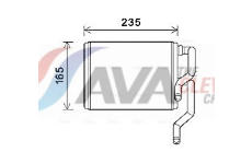 Výměník tepla, vnitřní vytápění AVA Clever Choice SUA6111