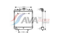 Chladič, chlazení motoru AVA Clever Choice SZ2028