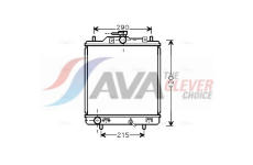 Chladič, chlazení motoru AVA Clever Choice SZ2076