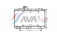 Chladič, chlazení motoru AVA Clever Choice SZ2084