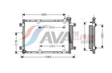 Kondenzátor, klimatizace AVA Clever Choice SZ5075D