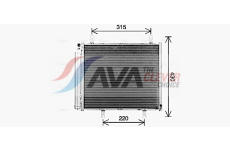 Kondenzátor, klimatizace AVA Clever Choice SZ5165D