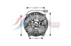 Větrák, chlazení motoru AVA Clever Choice SZ7505