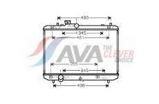 Chladič, chlazení motoru AVA Clever Choice SZA2083