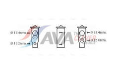 Expanzní ventil, klimatizace AVA Clever Choice TO1710