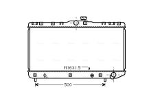 Chladič, chlazení motoru AVA QUALITY COOLING TO2181
