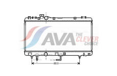Chladič, chlazení motoru AVA Clever Choice TO2231