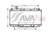 Chladič, chlazení motoru AVA Clever Choice TO2300