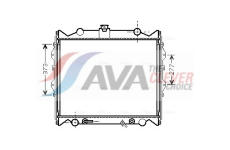 Chladič, chlazení motoru AVA Clever Choice TO2311