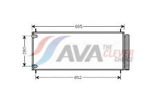 Kondenzátor, klimatizace AVA Clever Choice TO5406D