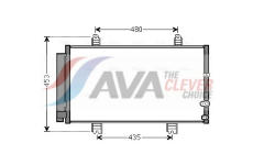 Kondenzátor, klimatizace AVA Clever Choice TO5653D