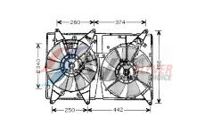 Větrák, chlazení motoru AVA Clever Choice TO7533