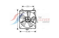 Větrák, chlazení motoru AVA Clever Choice TO7541