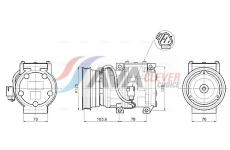 Kompresor, klimatizace AVA Clever Choice TOAK798