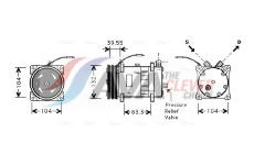 Kompresor, klimatizace AVA Clever Choice UVAK113