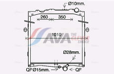 Chladič, chlazení motoru AVA Clever Choice VL2084