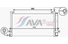 Kondenzátor, klimatizace AVA Clever Choice VL5086D