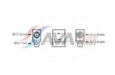 Expanzní ventil, klimatizace AVA Clever Choice VN1076