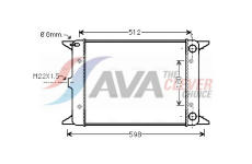 Chladič, chlazení motoru AVA Clever Choice VN2005